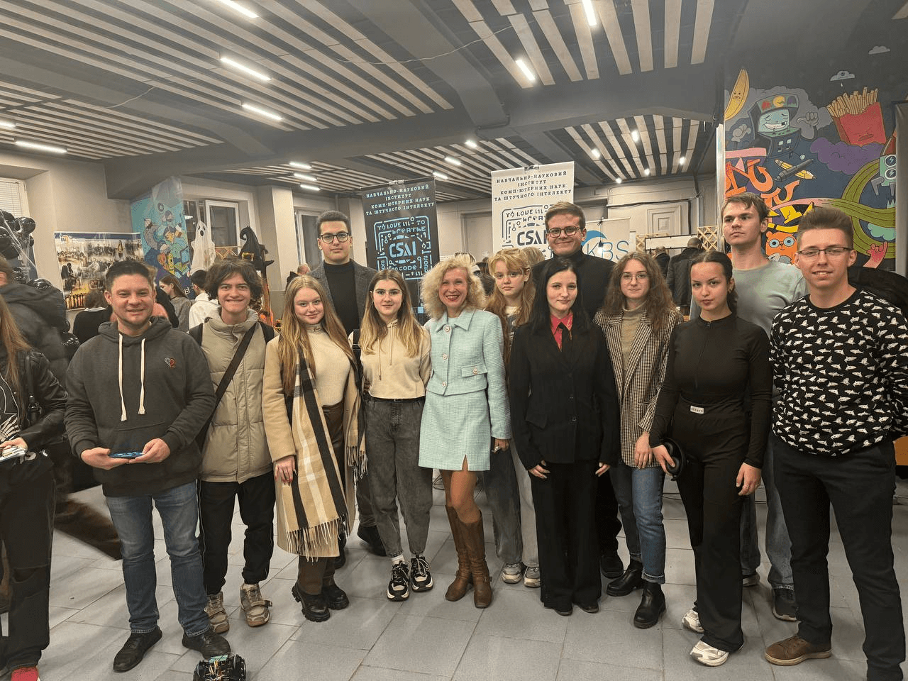 Representatives of students and teaching staff ESI and AI.